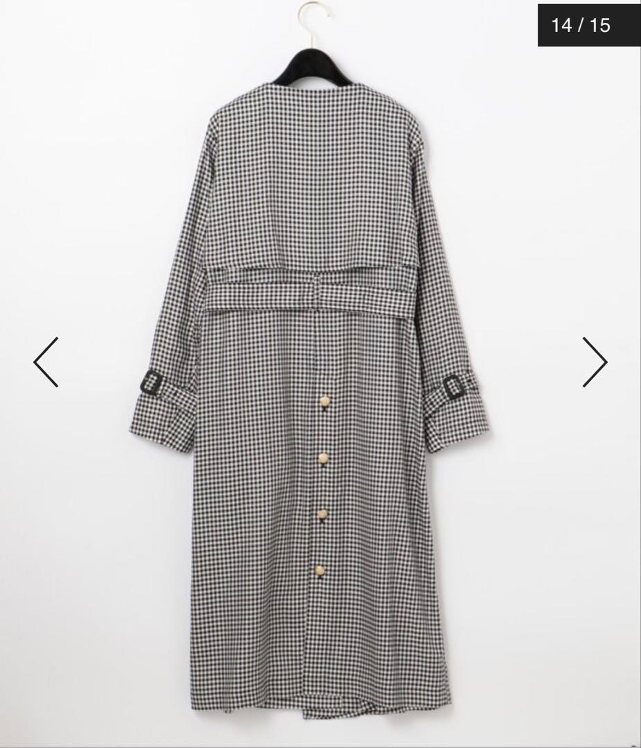 グレースコンチネンタルDiagram ギンガムチェック トレンチコート
