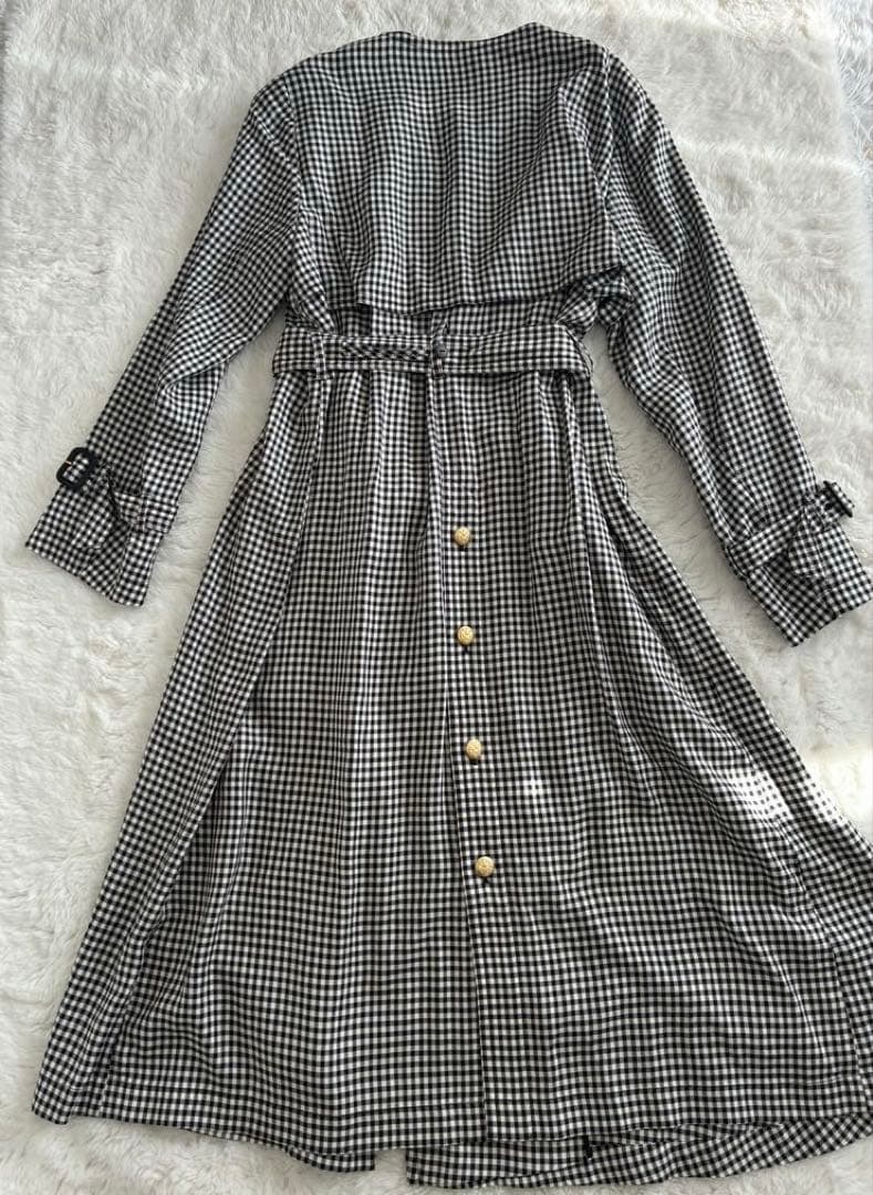 グレースコンチネンタルDiagram ギンガムチェック トレンチコート