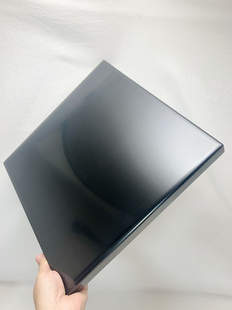 ほぼ未使用 懐石道具 黒塗 四方膳 会席膳5客 角膳 平膳 元箱