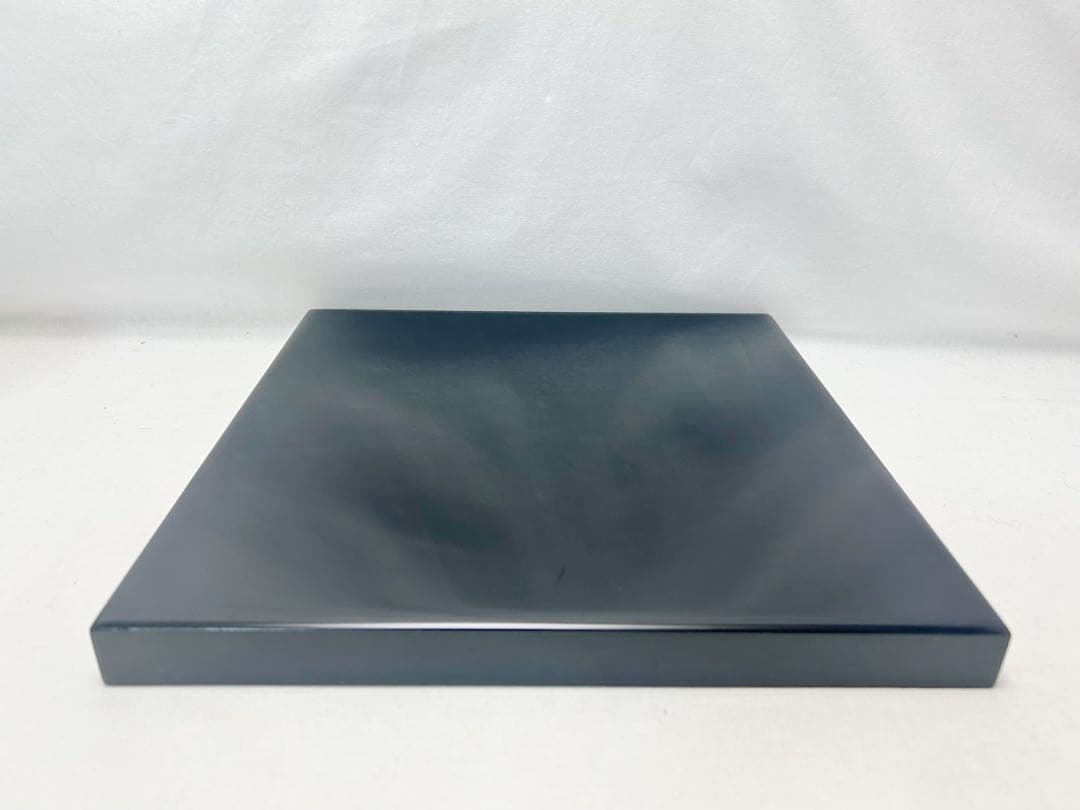 ほぼ未使用 懐石道具 黒塗 四方膳 会席膳5客 角膳 平膳 元箱