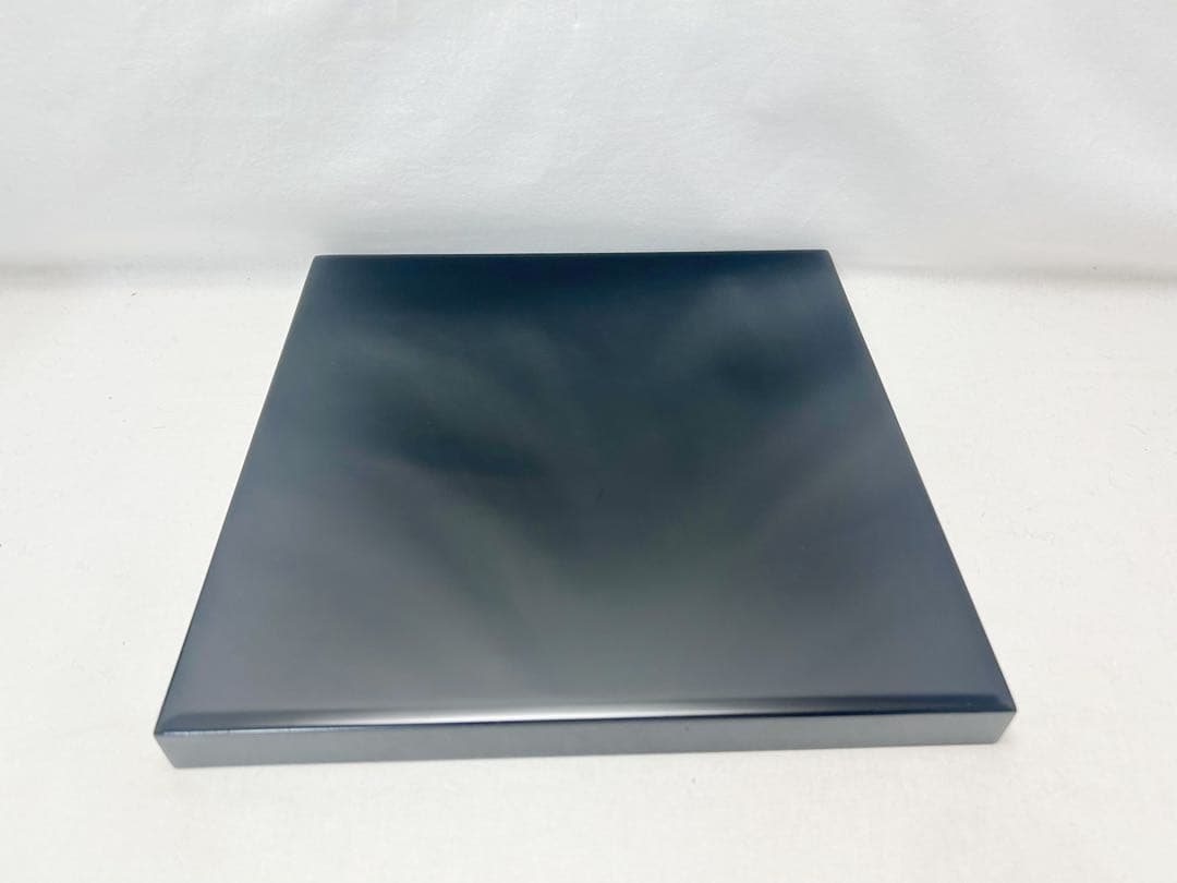 ほぼ未使用 懐石道具 黒塗 四方膳 会席膳5客 角膳 平膳 元箱