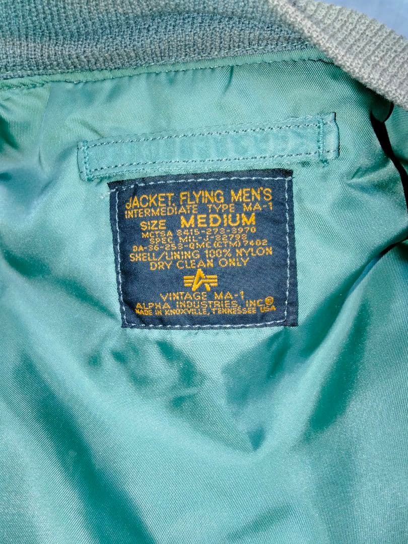 希少 USA製 アルファ MA-1 フライトジャケット ヴィンテージ 50s復刻
