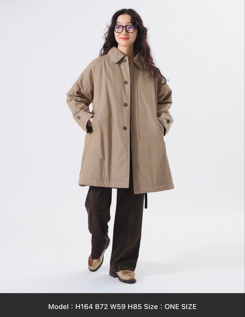 BEAMS BOY ブラウン トレンチコート