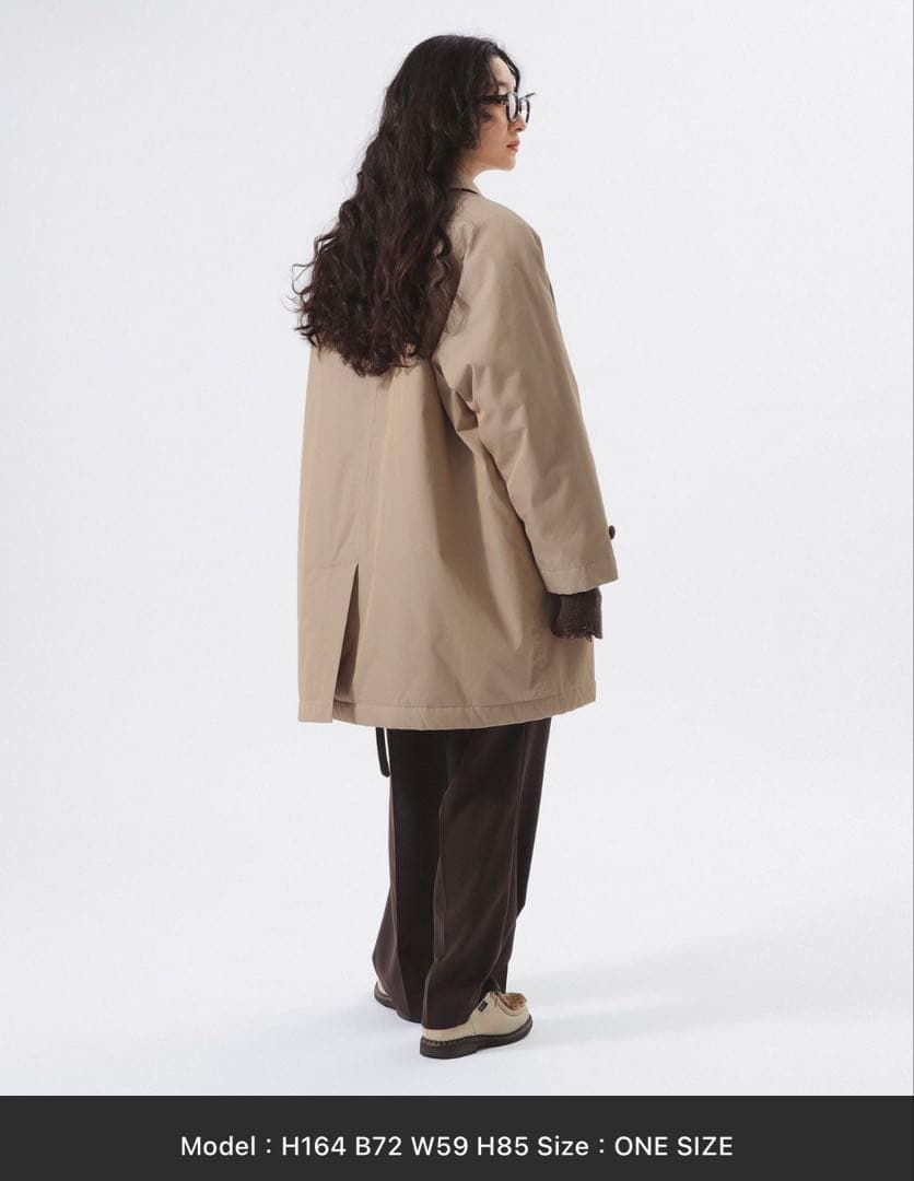 BEAMS BOY ブラウン トレンチコート