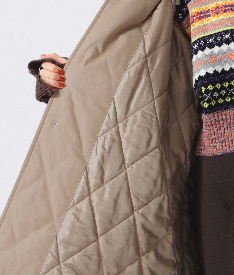 BEAMS BOY ブラウン トレンチコート