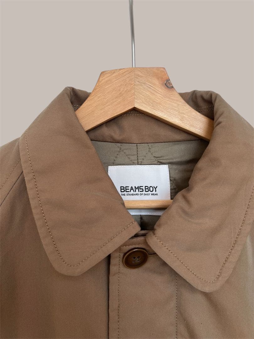 BEAMS BOY ブラウン トレンチコート