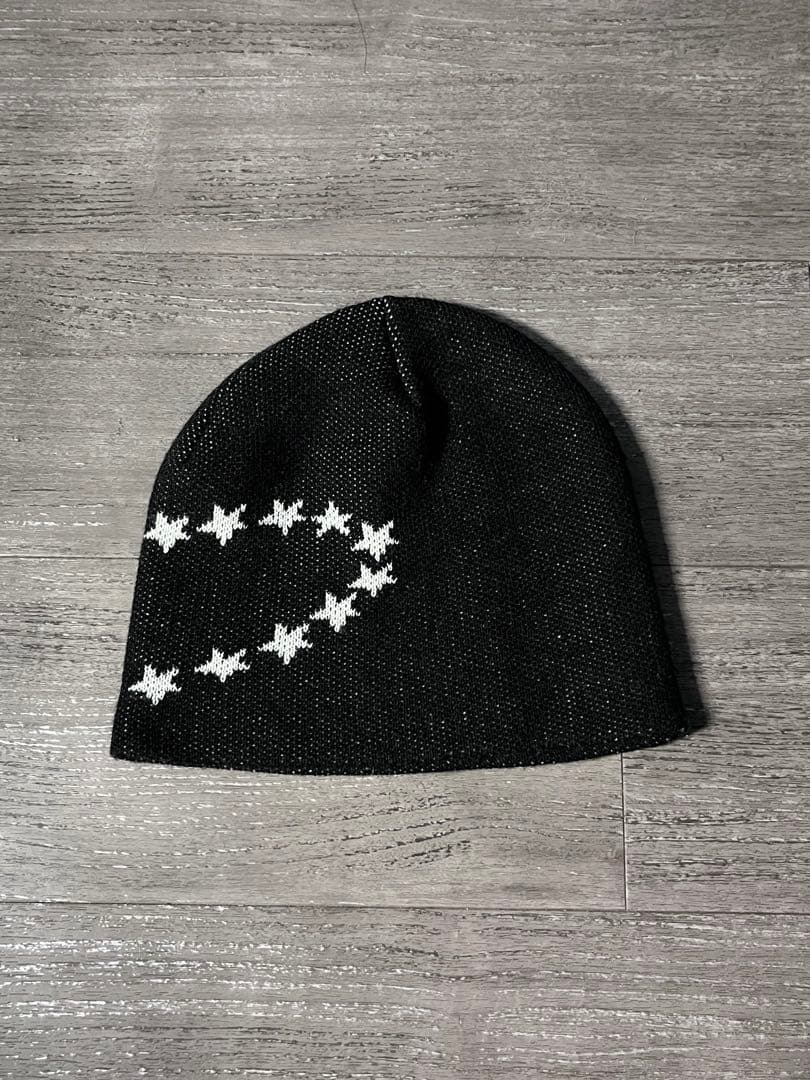 AFB アクリルニット帽 黒