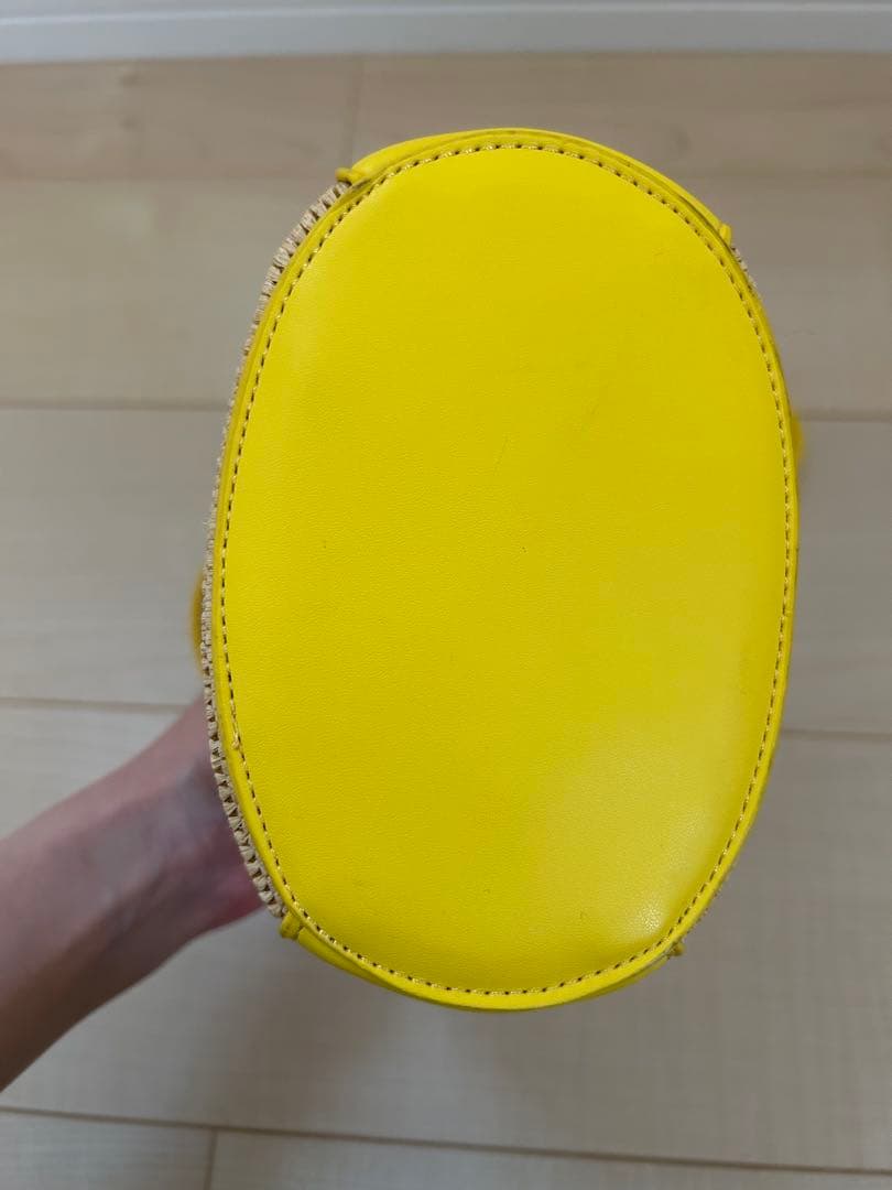MARNI イエロー かごバッグ
