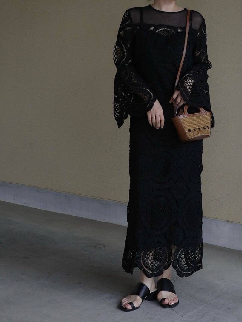 ＊美品＊アメリ MEDI INDIAN BIG LACE DRESS
