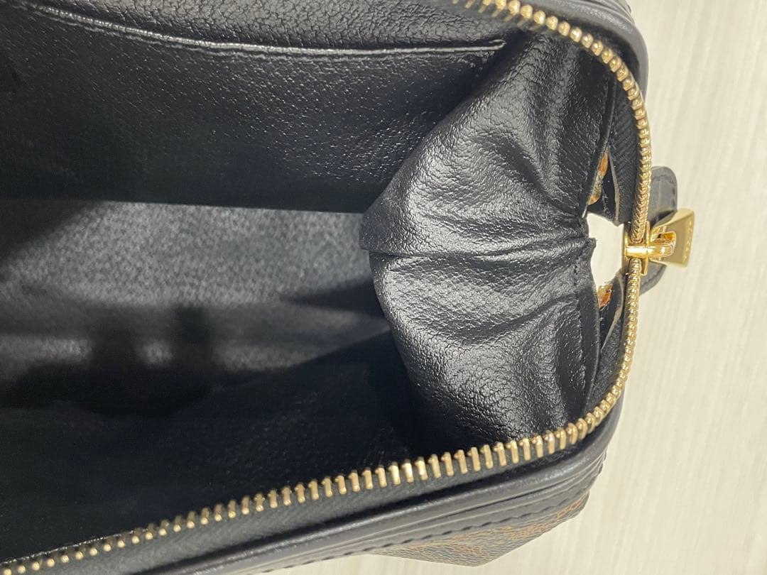 CELINE セリーヌ ブラック マカダム PVC ポーチ クラッチ　バッグ