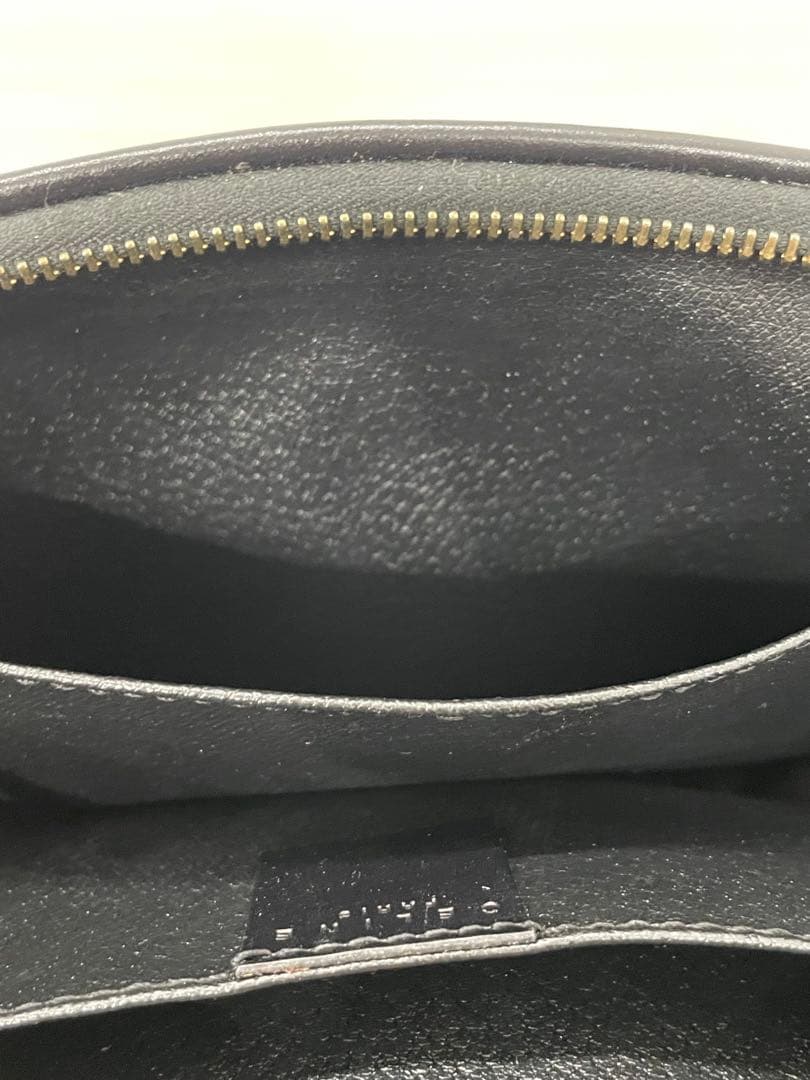 CELINE セリーヌ ブラック マカダム PVC ポーチ クラッチ　バッグ