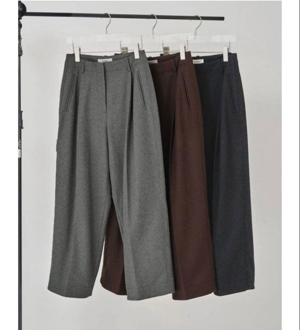 todayful Wool Painter Pants グレー 38