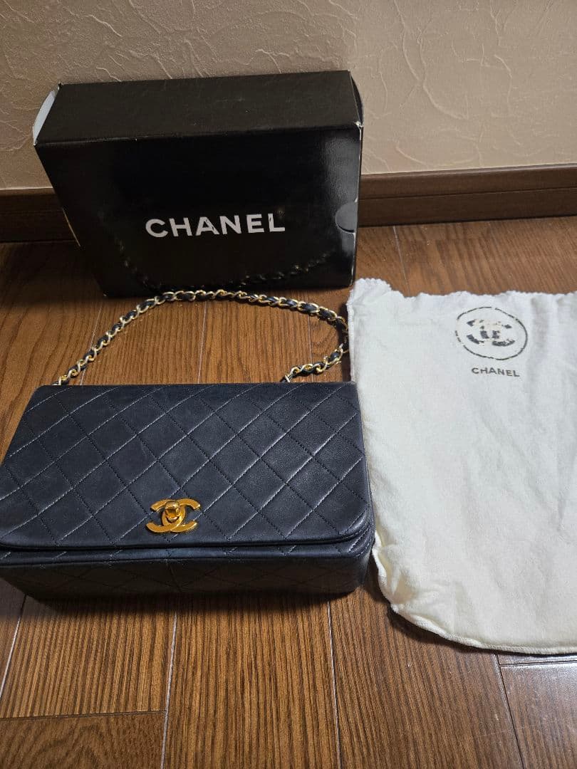 CHANEL ミニマトラッセ フルフラップ 19 ブラック
