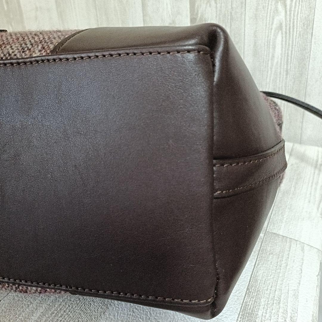 極美品 ジャンニキャリーニ トートバッグ ツイード ショルダーバッグ DUNA