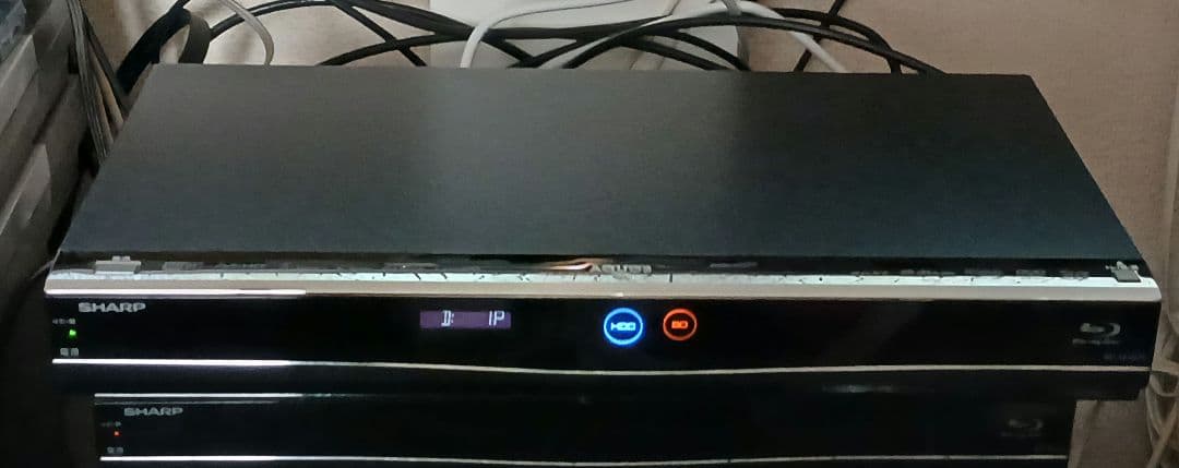 1TB シャープ AQUOS BDレコーダー☆BD-W1600☆リモコン付 2