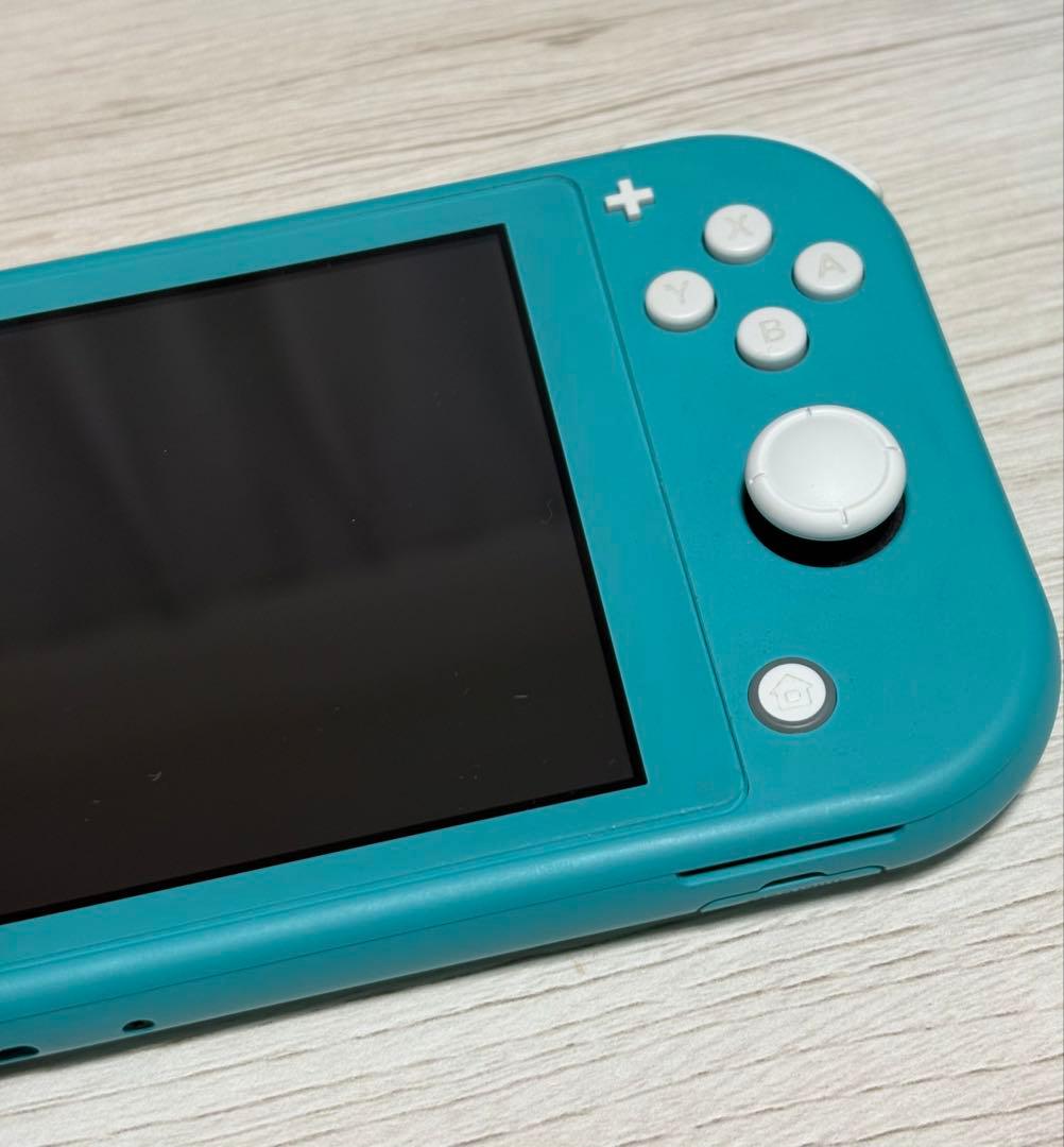 Switch lite ターコイズブルー 本体&カバー、ケース付