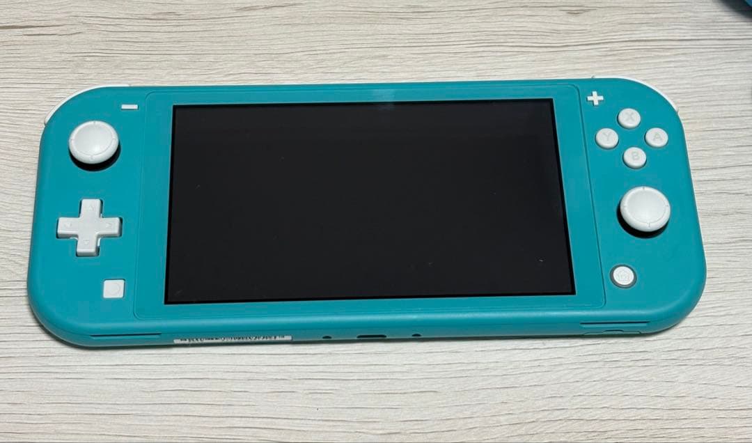 Switch lite ターコイズブルー 本体&カバー、ケース付
