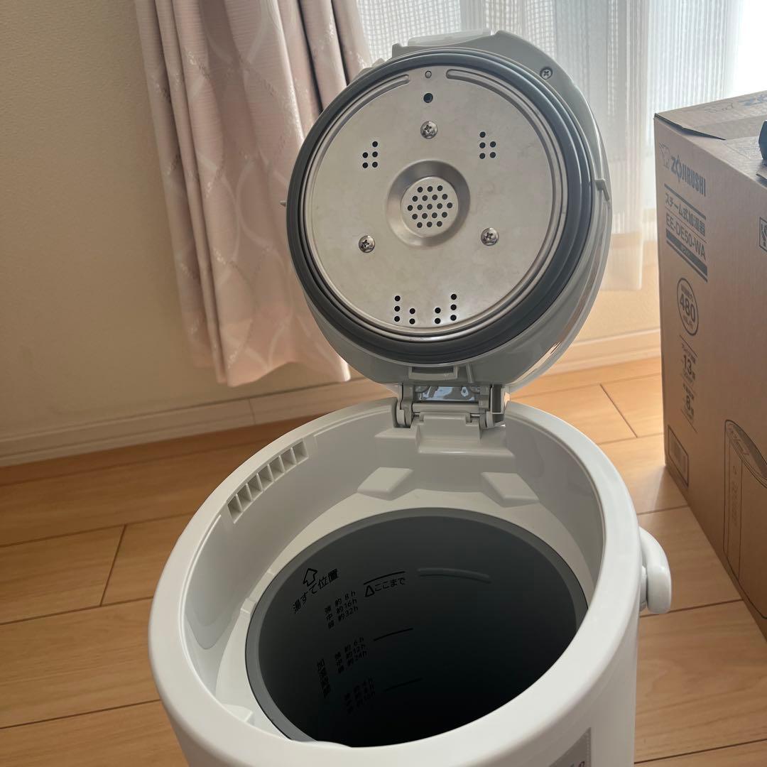 【美品】象印 スチーム式加湿器 EE-DE50-WA 2024年製