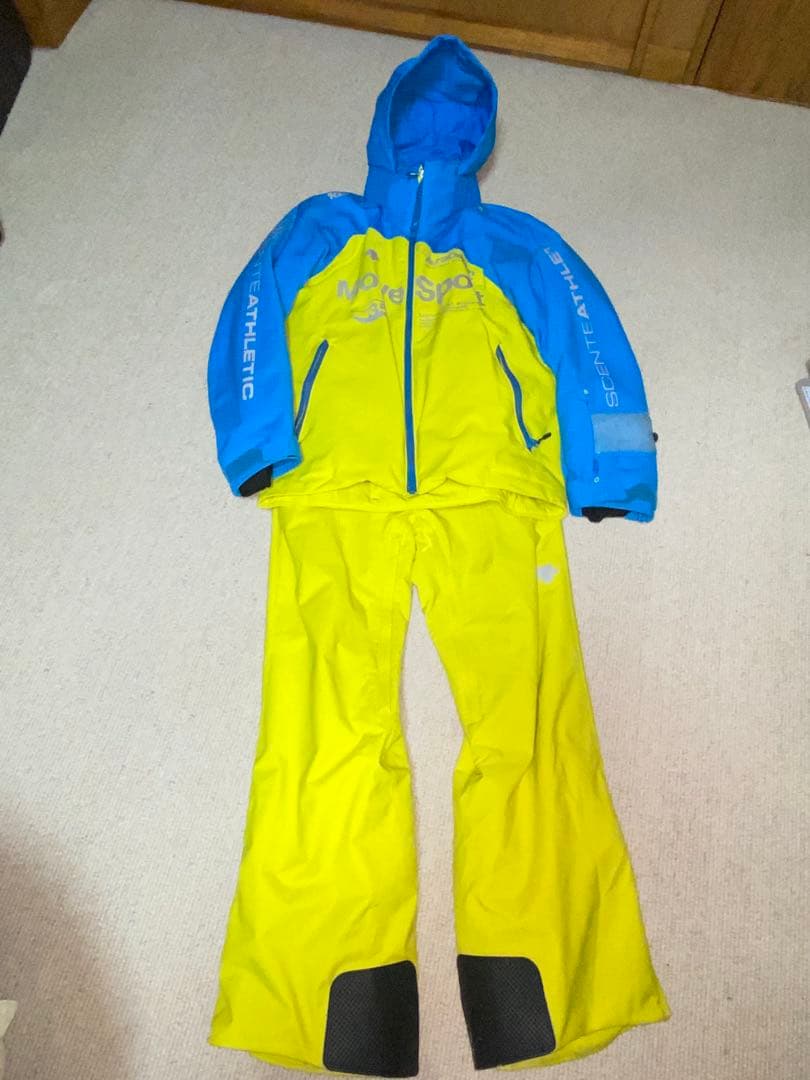 スキーウェア 青と黄色 Ｓサイズ