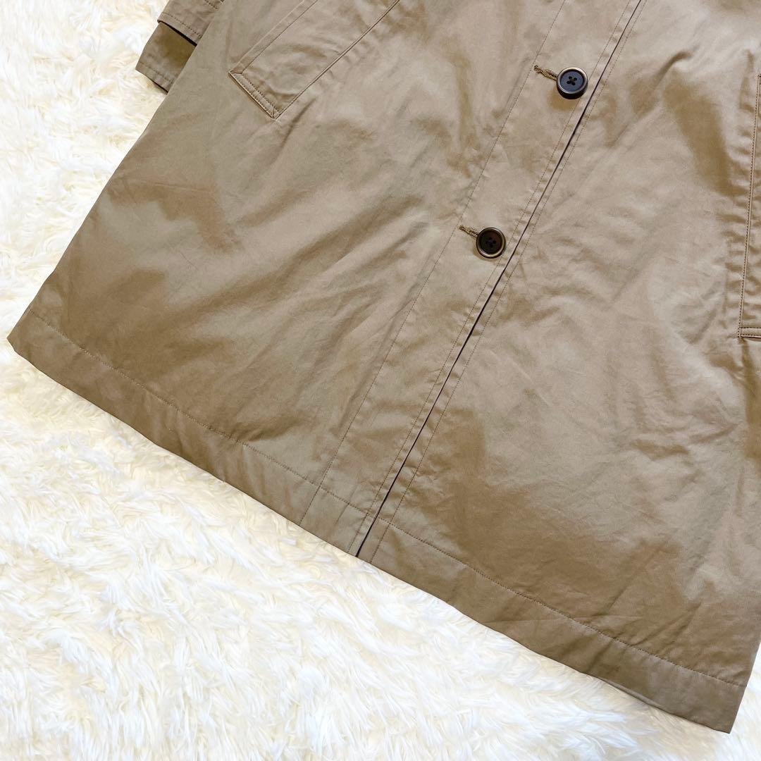 MHL. マーガレットハウエル ステンカラーコート ダウンライナー付 キャメル