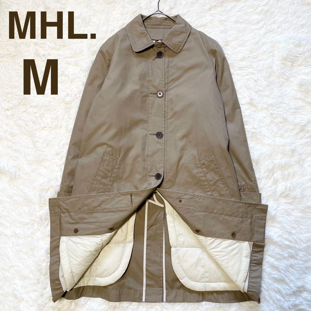 MHL. マーガレットハウエル ステンカラーコート ダウンライナー付 キャメル