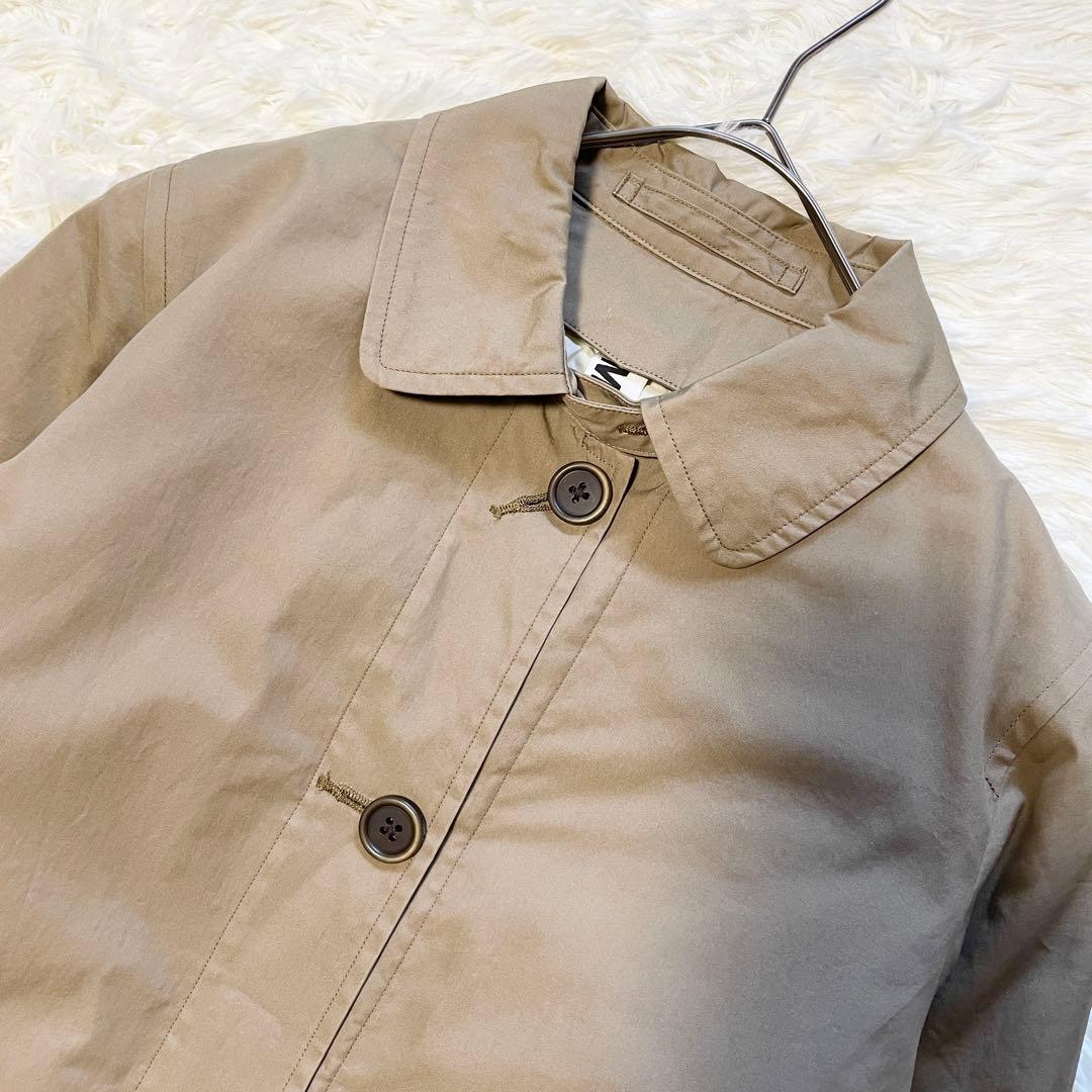 MHL. マーガレットハウエル ステンカラーコート ダウンライナー付 キャメル