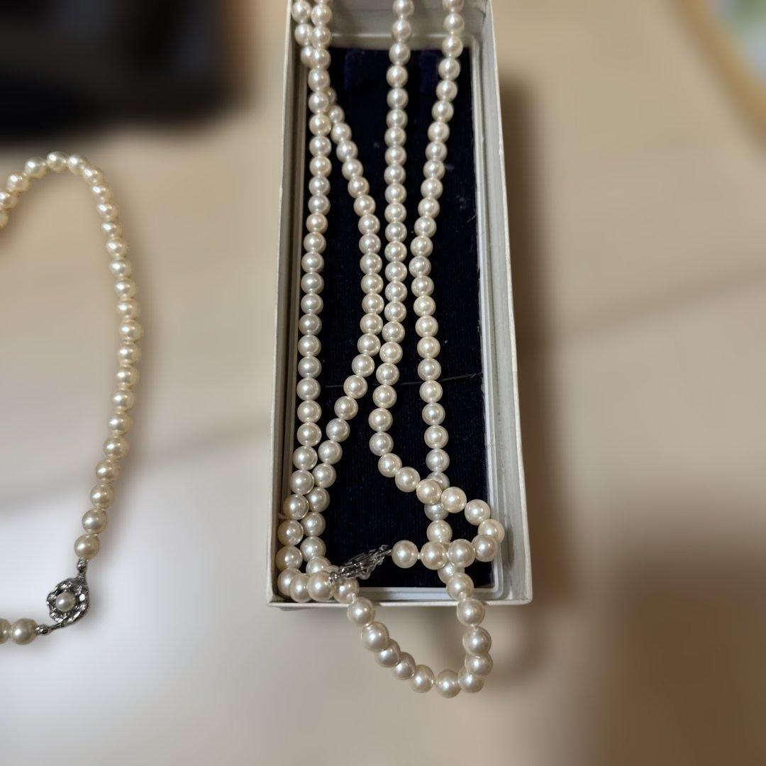 パールネックレス7点セットシルバー刻印あり‼️