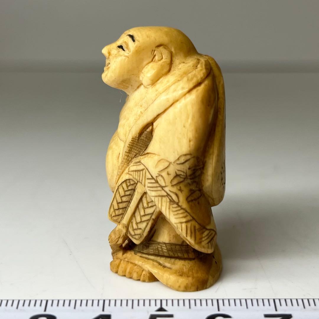 極上 布袋 根付 39g 東キ8-0204☆2F