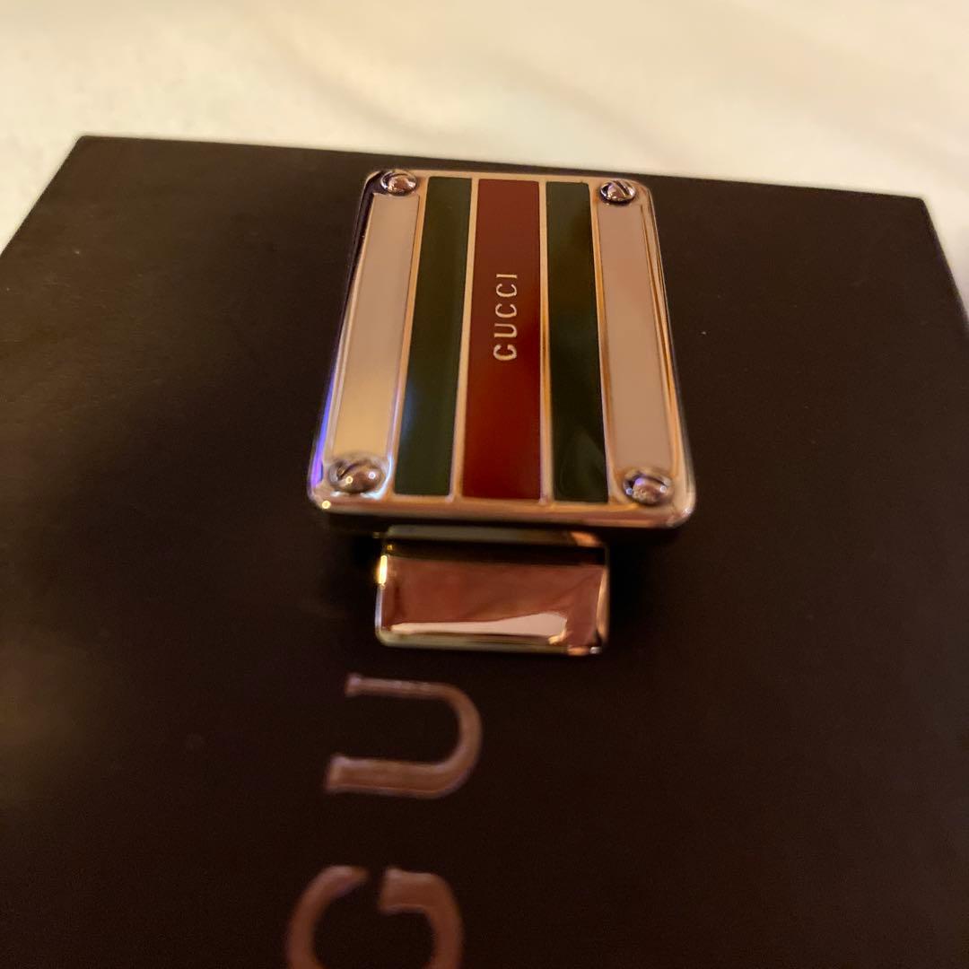 【希少】GUCCI マネークリップ レッド・グリーン　即購入可