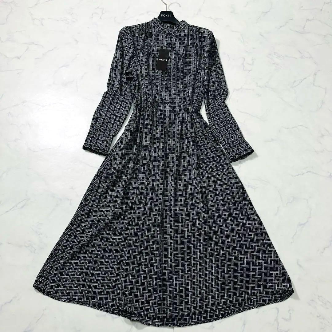 未使用　2024年 マッキントッシュロンドン 総柄プリント　ロングワンピース