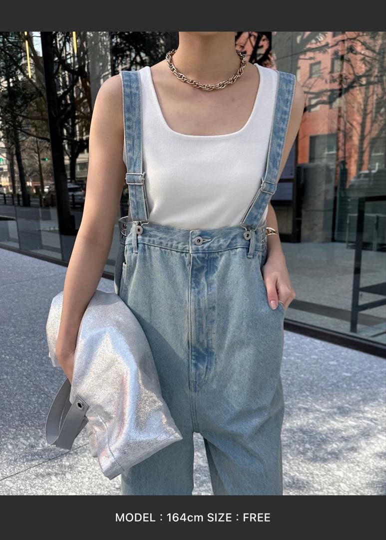 デニムサロペット　DouDou