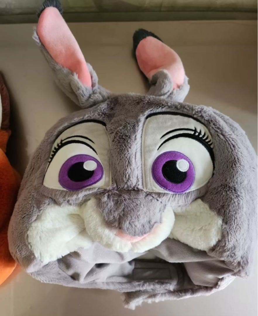 上海ディズニーズードピアニックジュディふわふわファンキャップ帽子2点