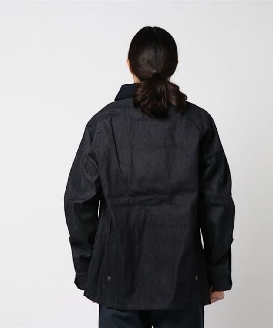 BRITISH GREEN 日本製 岡山デニムハンティングジャケット インディゴ