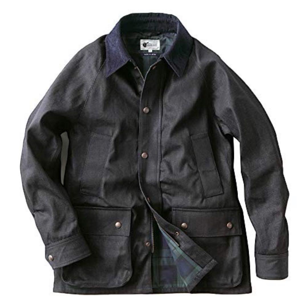 BRITISH GREEN 日本製 岡山デニムハンティングジャケット インディゴ