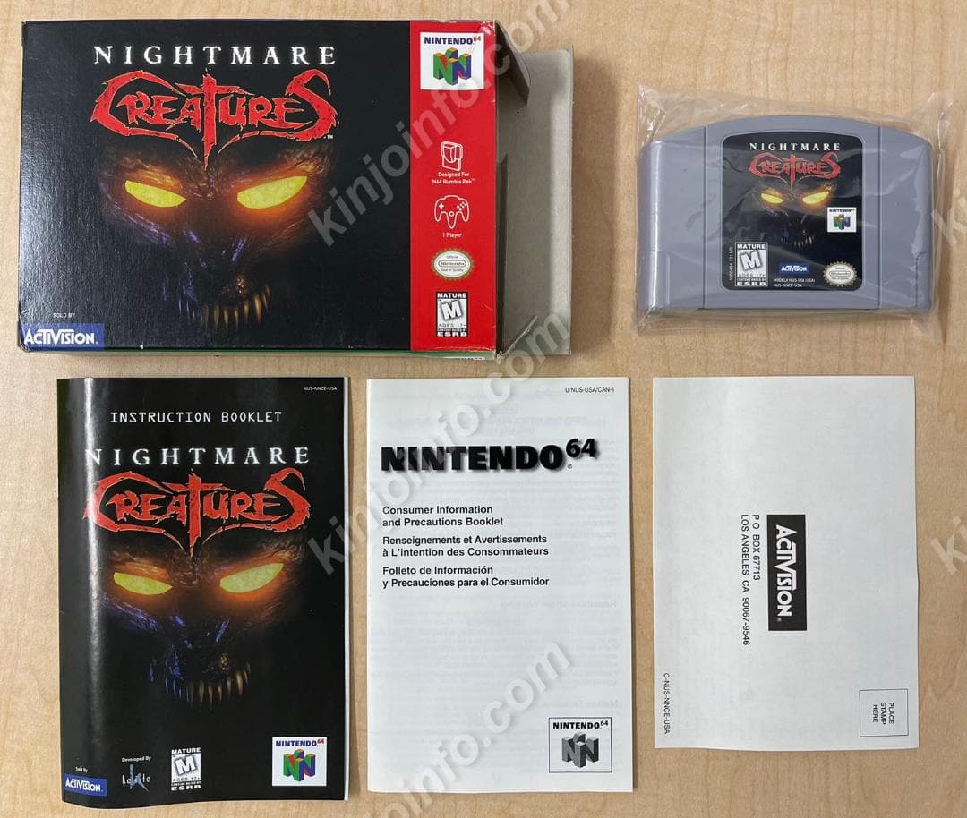 Nightmare Creatures【中古美品・N64北米版】