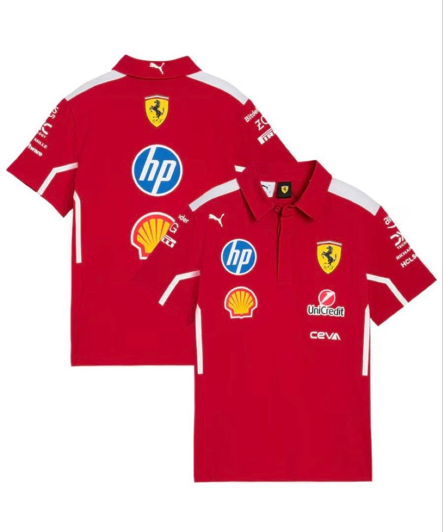 最終値下げ【新品未開封】2025年製 F1 公式ポロシャツ フェラーリ Lサイズ