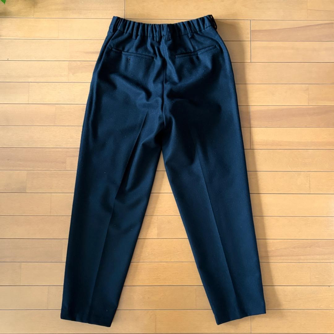 MARKAWARE FRONT PLEATS PEGTOP フランネル　サイズ２