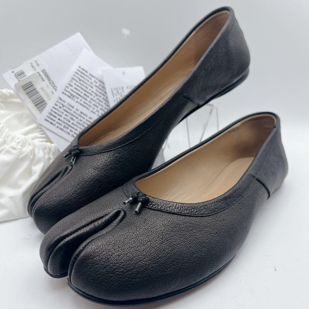 定番❗️未使用✨メゾンマルジェラ 足袋バレエ フラットシューズ リボン 38.5