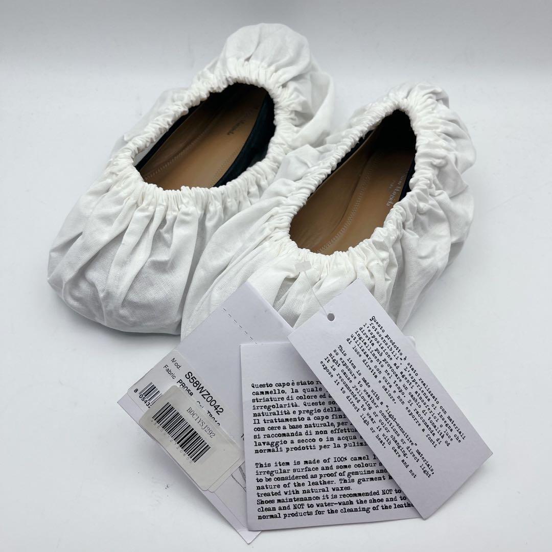 定番❗️未使用✨メゾンマルジェラ 足袋バレエ フラットシューズ リボン 38.5