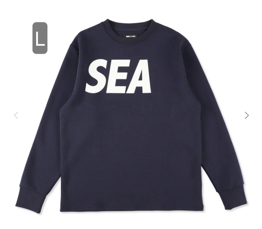 WIND AND SEA WDS-SIG L/S Tee　Lサイズ　NAVY