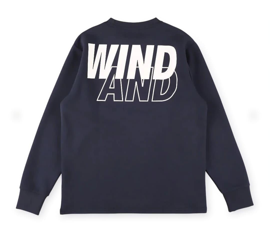 WIND AND SEA WDS-SIG L/S Tee　Lサイズ　NAVY