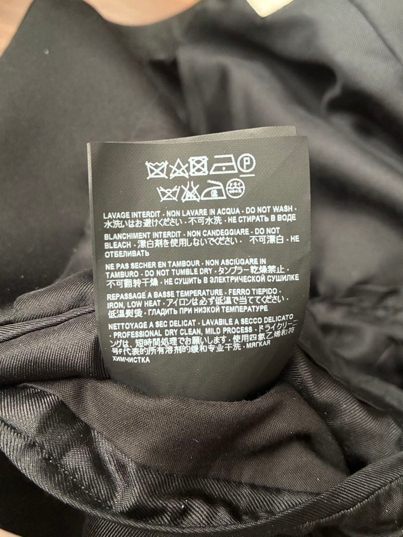 サンローランパリ スモーキングジャケット ブラック F36