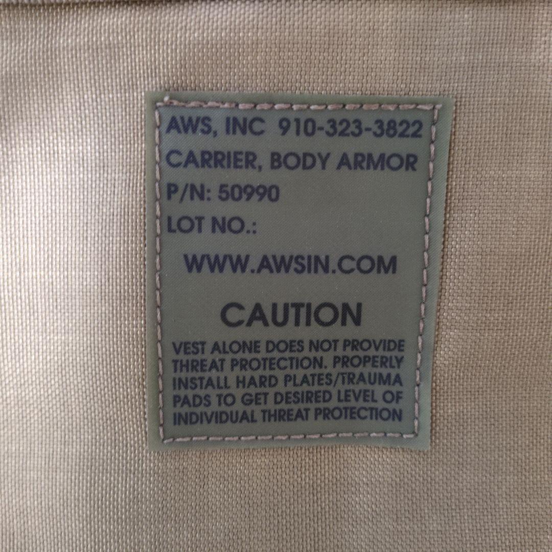 個人装備 AWS CQB Vest