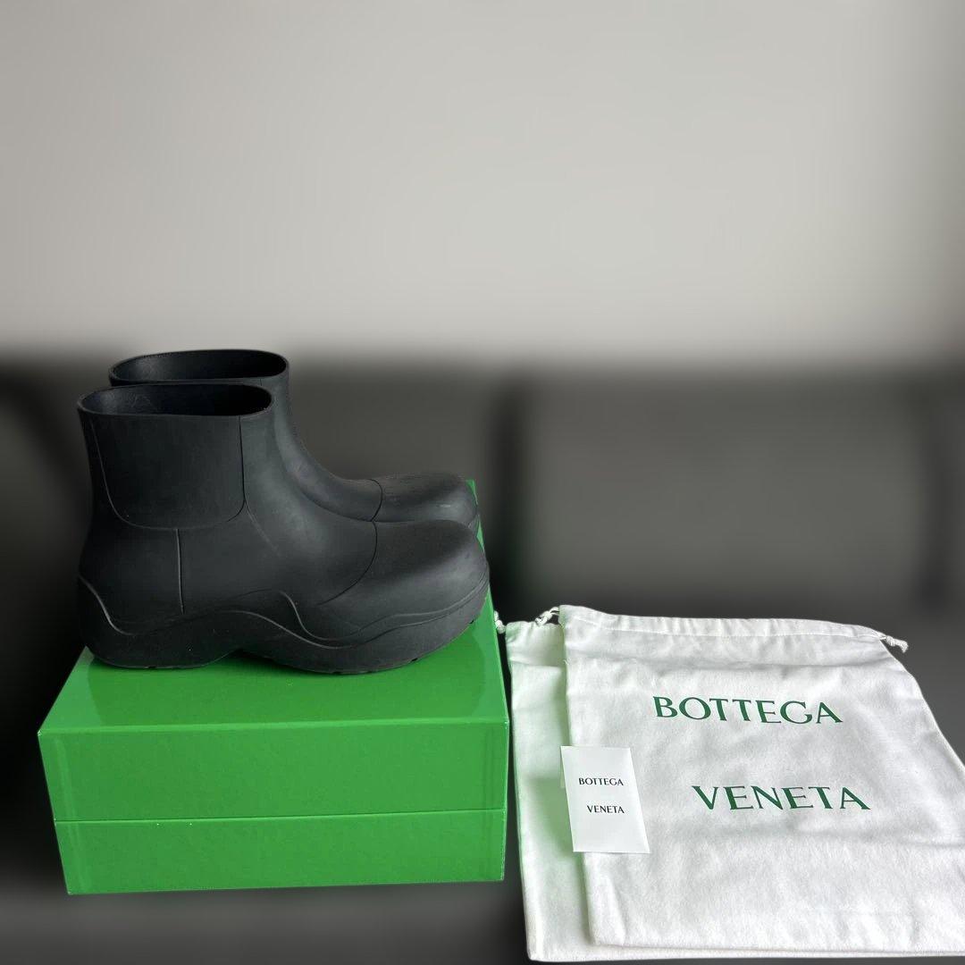 BOTTEGA VENETA ボッテガヴェネタ パドルブーツ 44 ブラック