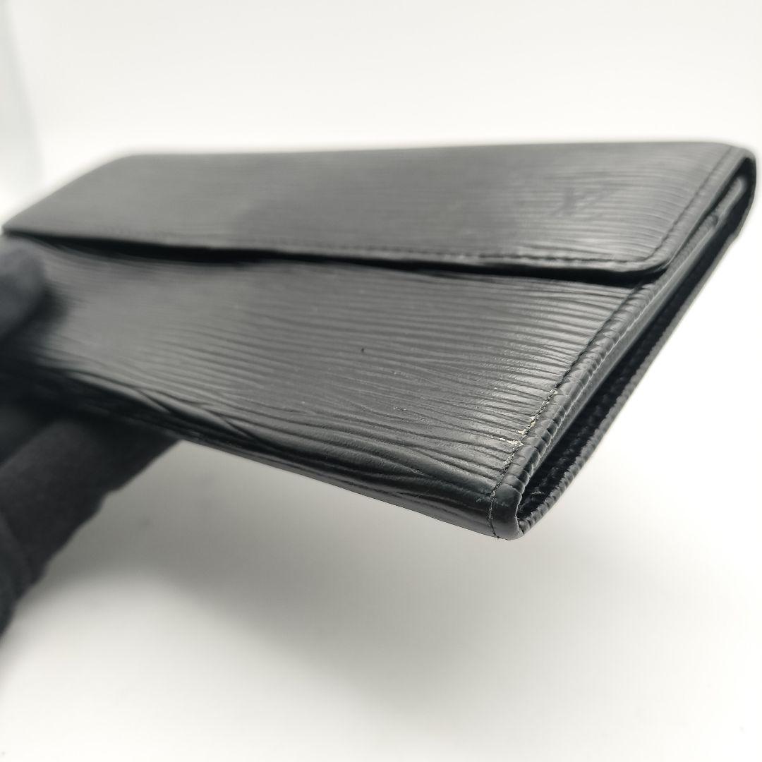 ◎ルイヴィトン　長財布　財布　エピ　ポルトフォイユクレディ　旧サラ　ブラック