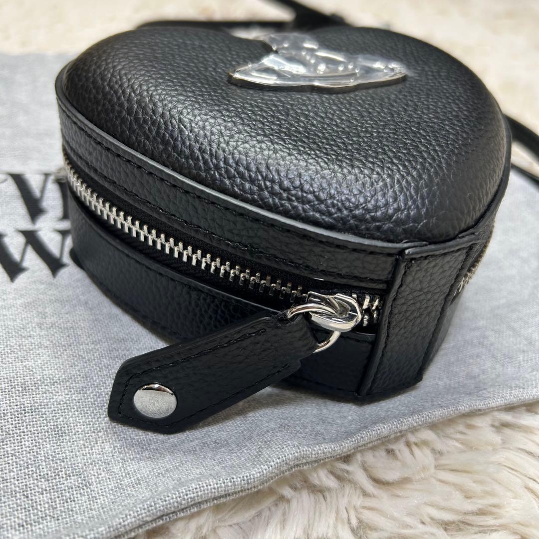 極美品✨ヴィヴィアンウエストウッド　ルイーズハート ショルダーバッグ オーブ 黒
