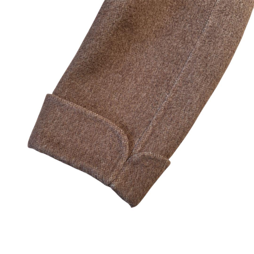 極美品 クリスチャンディオール ダブル ウールコート ブラウン 実質Lサイズ位