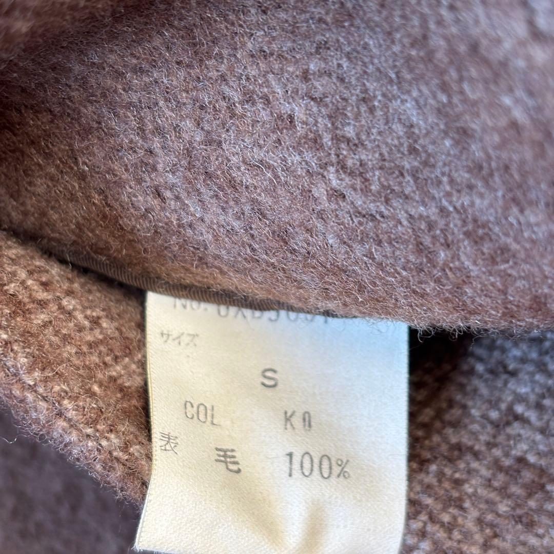極美品 クリスチャンディオール ダブル ウールコート ブラウン 実質Lサイズ位