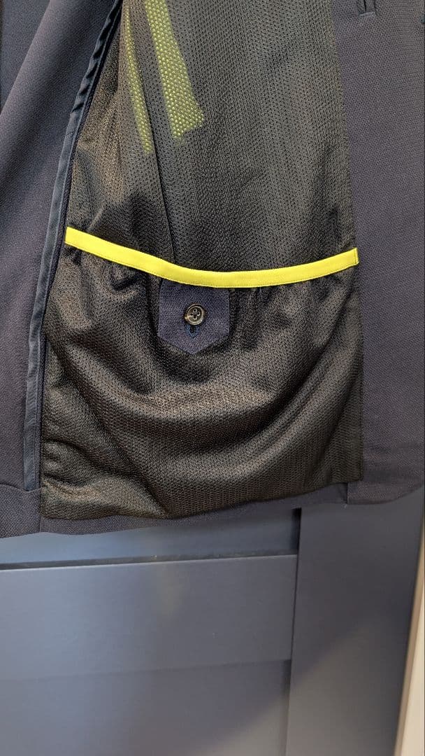 【美品】narifuri スーツ セットアップ L 濃紺 ジャージ素材