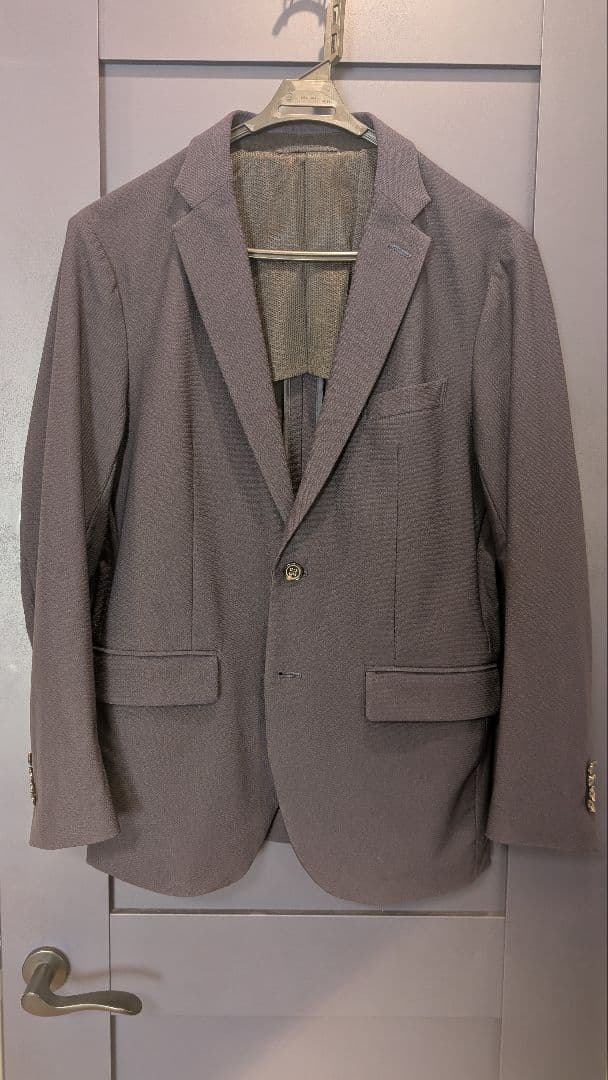 【美品】narifuri スーツ セットアップ L 濃紺 ジャージ素材